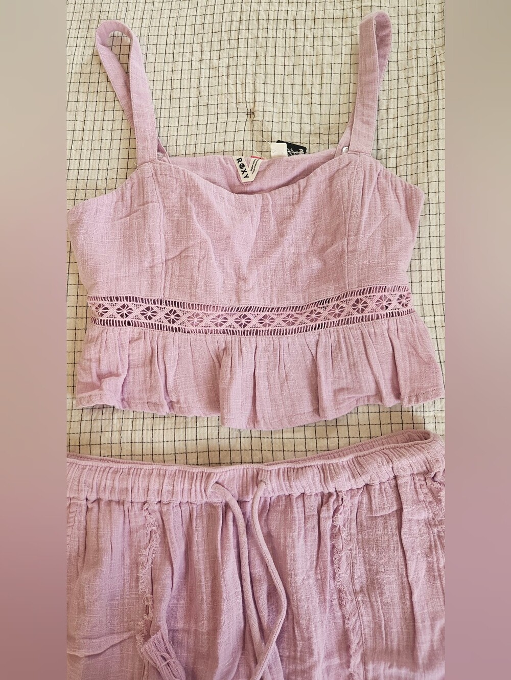 NWT Roxy Cami & Shorts Set L/XL - Picture 7 of 13